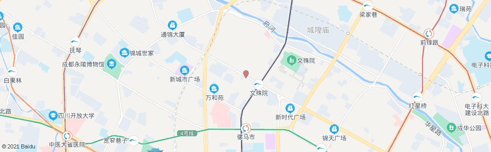 成都江汉路东_公交站地图_成都公交_妙搜公交查询2025