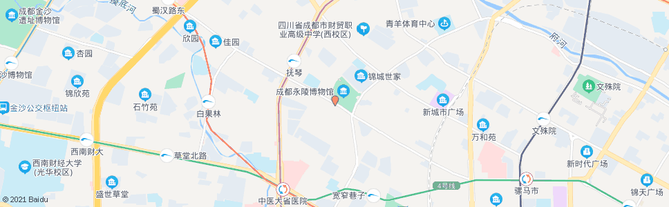 成都永陵路东_公交站地图_成都公交_妙搜公交查询2025