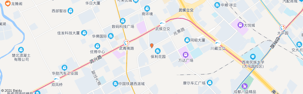 成都兆景路西_公交站地图_成都公交_妙搜公交查询2025