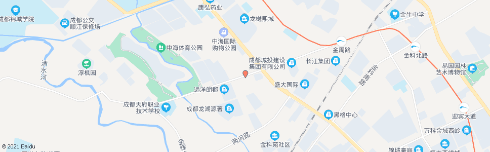 成都土龙路汇川街口_公交站地图_成都公交_妙搜公交查询2025