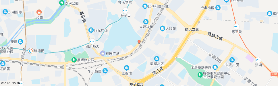 成都锦绣大道菱窠东路口_公交站地图_成都公交_妙搜公交查询2025