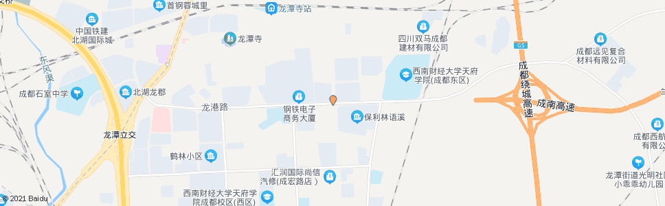 成都双龙路华实路口_公交站地图_成都公交_妙搜公交查询2025