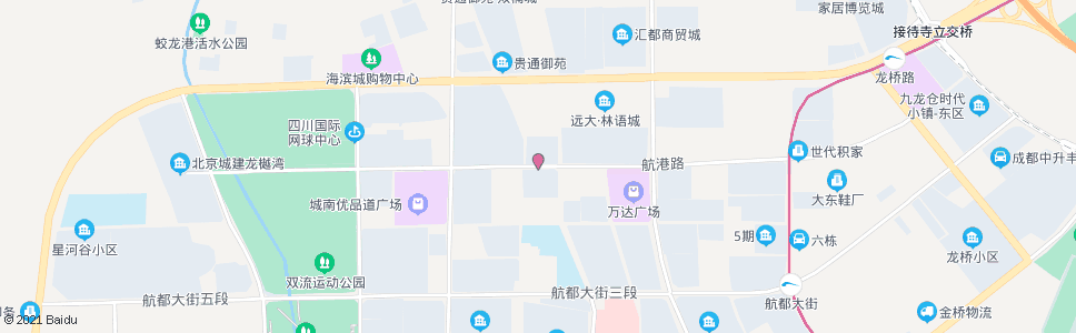 成都航港路城北上街口_公交站地图_成都公交_妙搜公交查询2025