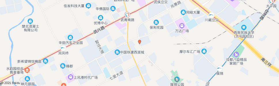 成都福锦路一段北_公交站地图_成都公交_妙搜公交查询2025