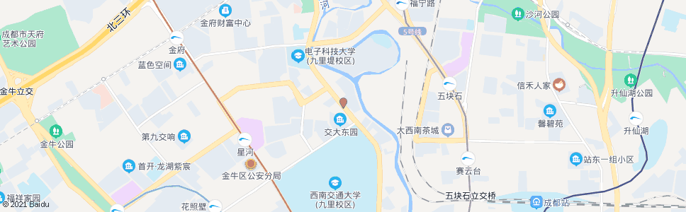 成都九里堤北路_公交站地图_成都公交_妙搜公交查询2025