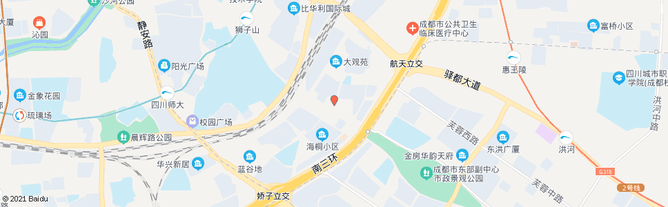 成都水杉街海桐街口_公交站地图_成都公交_妙搜公交查询2025