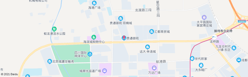 成都贵通御园_公交站地图_成都公交_妙搜公交查询2025