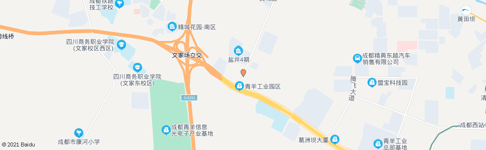 成都武青大道成温路口_公交站地图_成都公交_妙搜公交查询2025