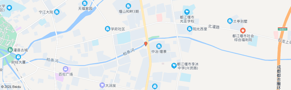 成都柏条河南路二环路口_公交站地图_成都公交_妙搜公交查询2025