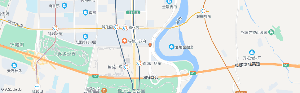 成都科华南路锦悦东路口_公交站地图_成都公交_妙搜公交查询2025