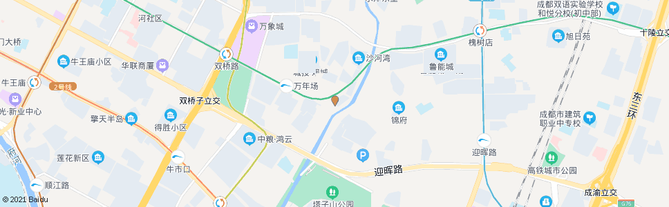 成都竟成路_公交站地图_成都公交_妙搜公交查询2025