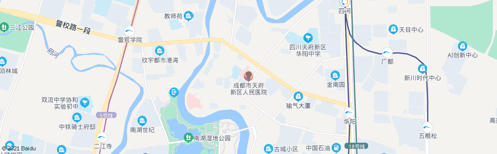 成都新区医院_公交站地图_成都公交_妙搜公交查询2025