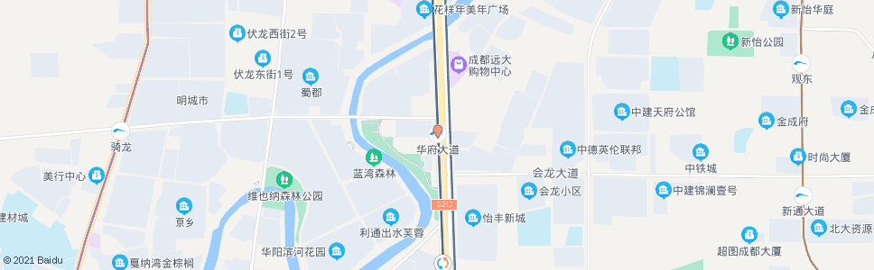 成都华府大道正公路口_公交站地图_成都公交_妙搜公交查询2025