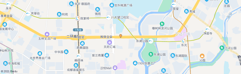 成都科华路口_公交站地图_成都公交_妙搜公交查询2025