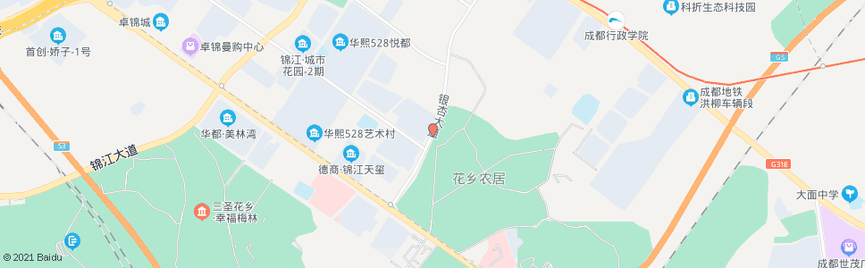 成都银杏大道海棠路口_公交站地图_成都公交_妙搜公交查询2025