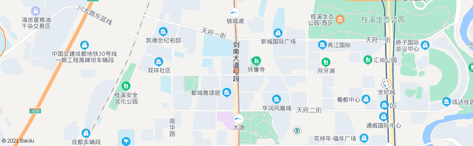 成都剑南大道盛邦街口_公交站地图_成都公交_妙搜公交查询2025