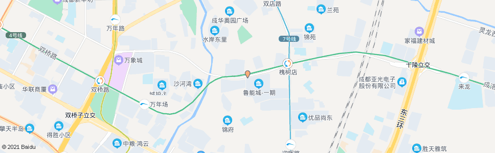 成都槐树店路_公交站地图_成都公交_妙搜公交查询2025