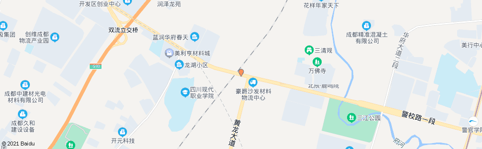 成都双黄路口_公交站地图_成都公交_妙搜公交查询2025