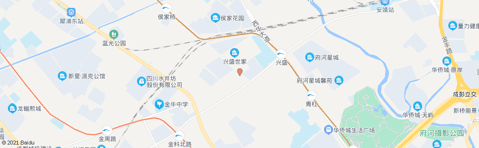 成都盛发街东_公交站地图_成都公交_妙搜公交查询2025