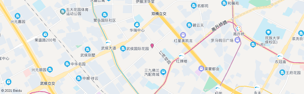 成都永顺路红牌楼路口_公交站地图_成都公交_妙搜公交查询2025