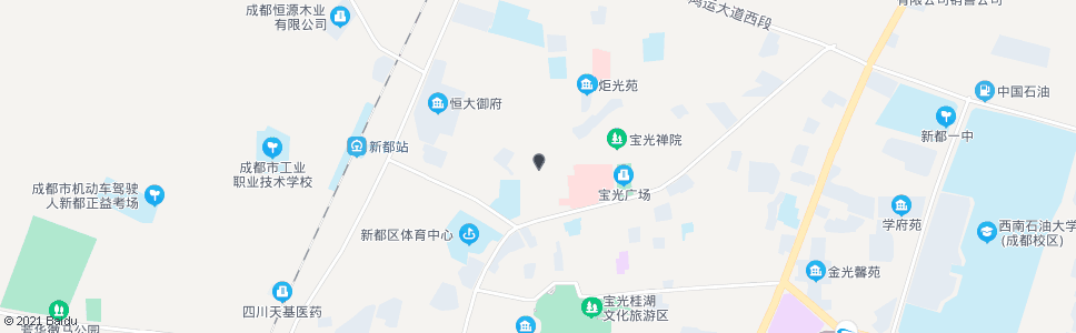 成都新新路小学_公交站地图_成都公交_妙搜公交查询2025