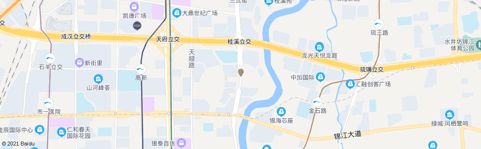 成都濯锦北路_公交站地图_成都公交_妙搜公交查询2025