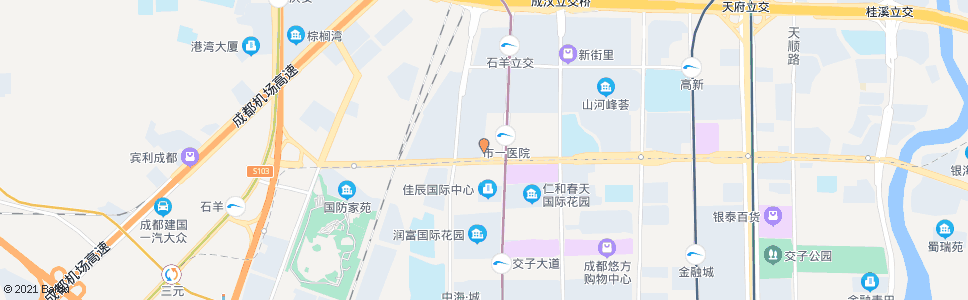 成都雍翠路南_公交站地图_成都公交_妙搜公交查询2025