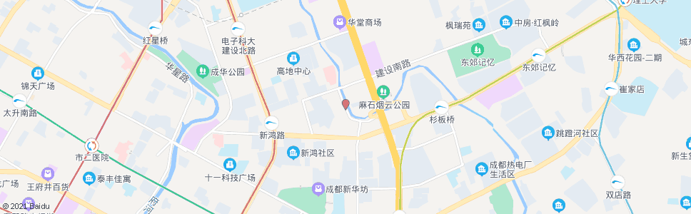 成都红光路_公交站地图_成都公交_妙搜公交查询2025