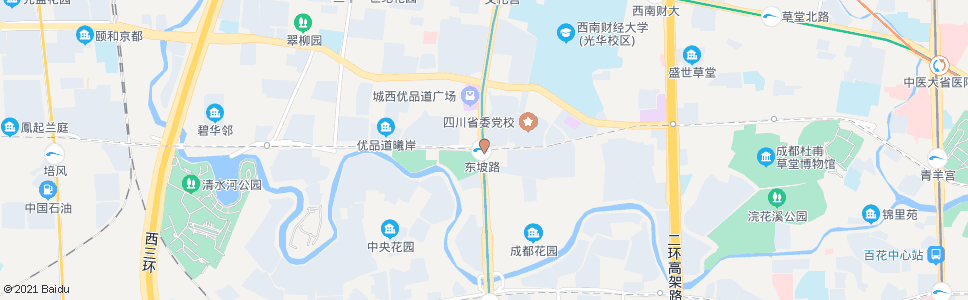 成都青羊大道家园路口_公交站地图_成都公交_妙搜公交查询2025