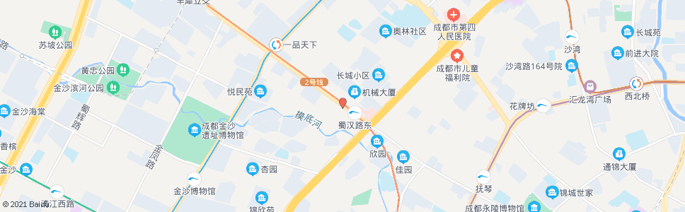 成都蜀汉路_公交站地图_成都公交_妙搜公交查询2025