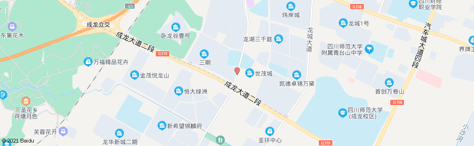 成都天鹅西湖南路成龙路口_公交站地图_成都公交_妙搜公交查询2025