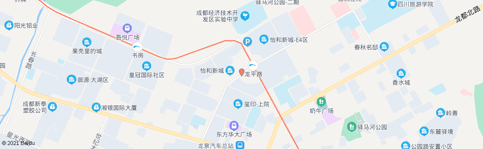 成都怡和新城C区1号门_公交站地图_成都公交_妙搜公交查询2025