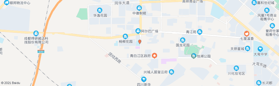 成都华严小学_公交站地图_成都公交_妙搜公交查询2025