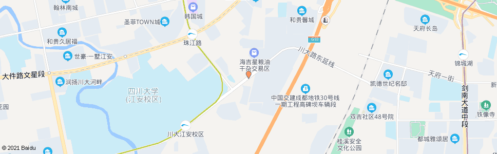 成都白成路口_公交站地图_成都公交_妙搜公交查询2025