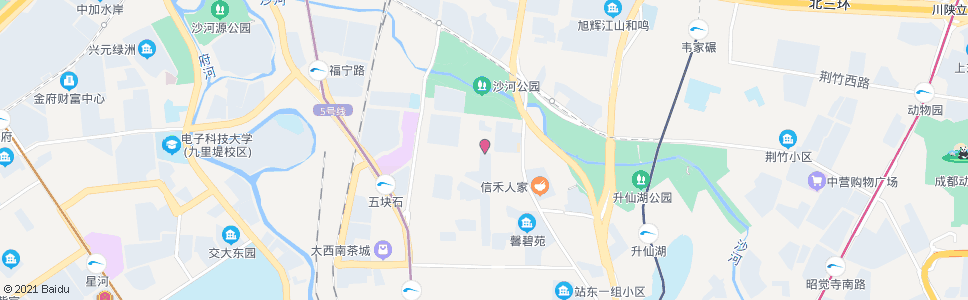 成都银沙北街北_公交站地图_成都公交_妙搜公交查询2025