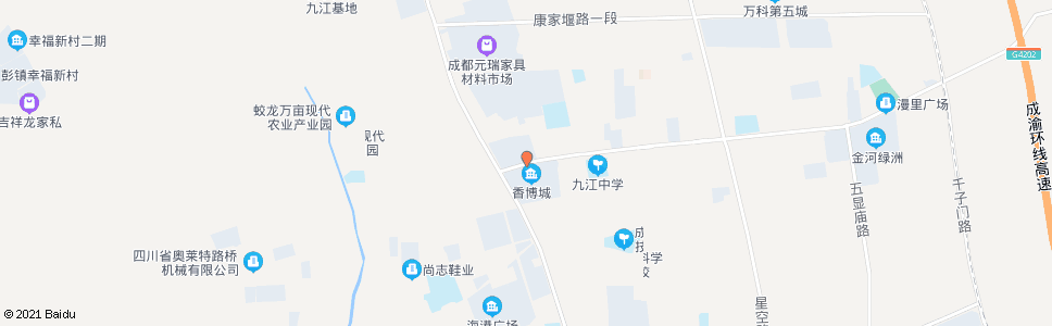 成都鸿雁路口_公交站地图_成都公交_妙搜公交查询2025