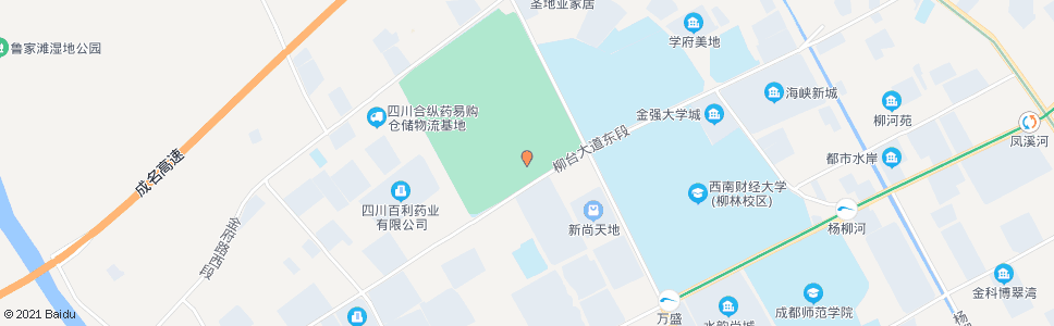 成都中医药大学南门_公交站地图_成都公交_妙搜公交查询2025