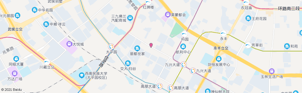 成都长益路_公交站地图_成都公交_妙搜公交查询2025