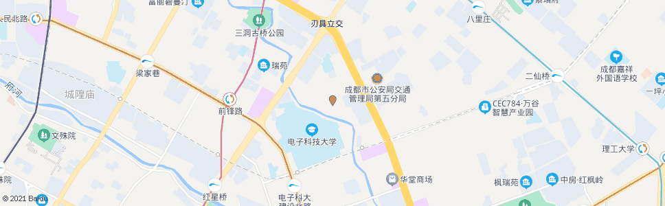 成都踏水桥北街西_公交站地图_成都公交_妙搜公交查询2025