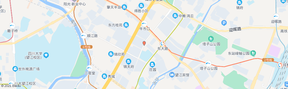 成都汇泉南路_公交站地图_成都公交_妙搜公交查询2025