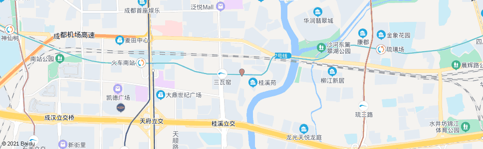 成都桂溪路_公交站地图_成都公交_妙搜公交查询2025