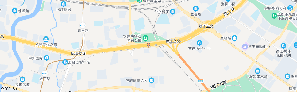 成都石胜路锦瑞路口_公交站地图_成都公交_妙搜公交查询2025