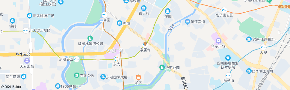 成都净居寺南路_公交站地图_成都公交_妙搜公交查询2025