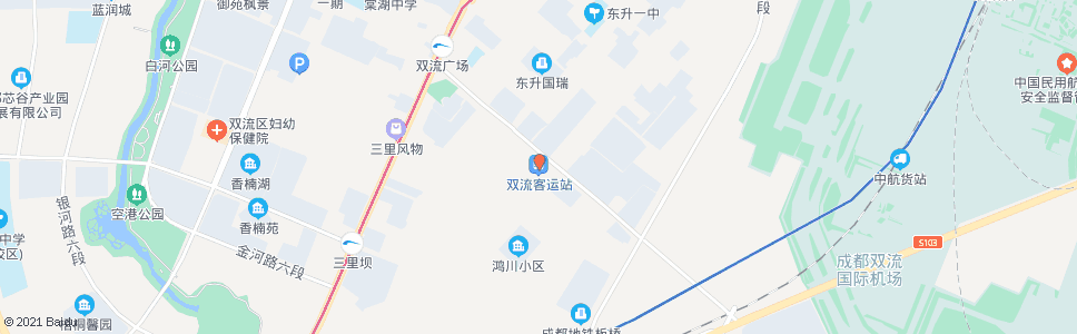 成都双流客运中心站前公交站_公交站地图_成都公交_妙搜公交查询2025