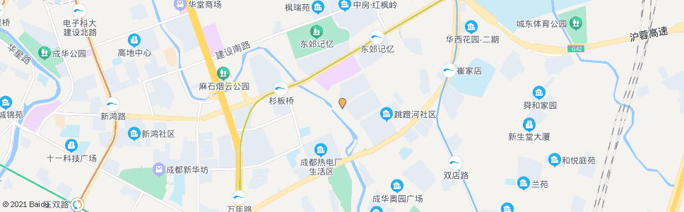 成都杉板桥南四路南_公交站地图_成都公交_妙搜公交查询2025