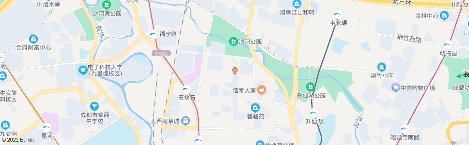 成都华彩路北_公交站地图_成都公交_妙搜公交查询2025