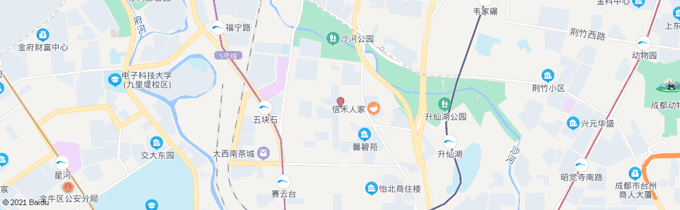 成都花径路北_公交站地图_成都公交_妙搜公交查询2025