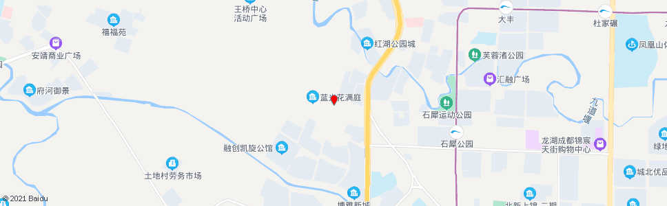 成都高堆菜市_公交站地图_成都公交_妙搜公交查询2025