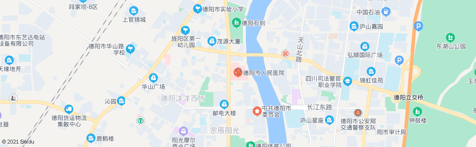 德阳德阳市医院_公交站地图_德阳公交_妙搜公交查询2025