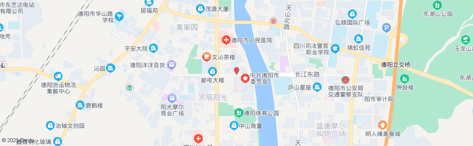 德阳博爱学校_公交站地图_德阳公交_妙搜公交查询2025